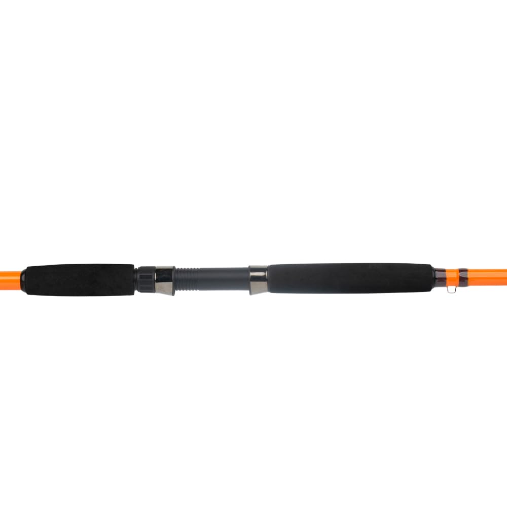 7'6" One-Piece Orange Medium Heavy Action Spinning Fishing Rod Y68948