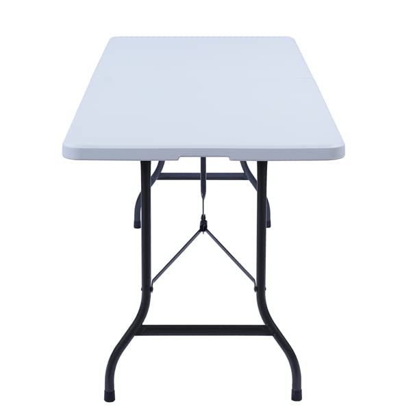 White 6 ft Foldable Plastic Table A485806