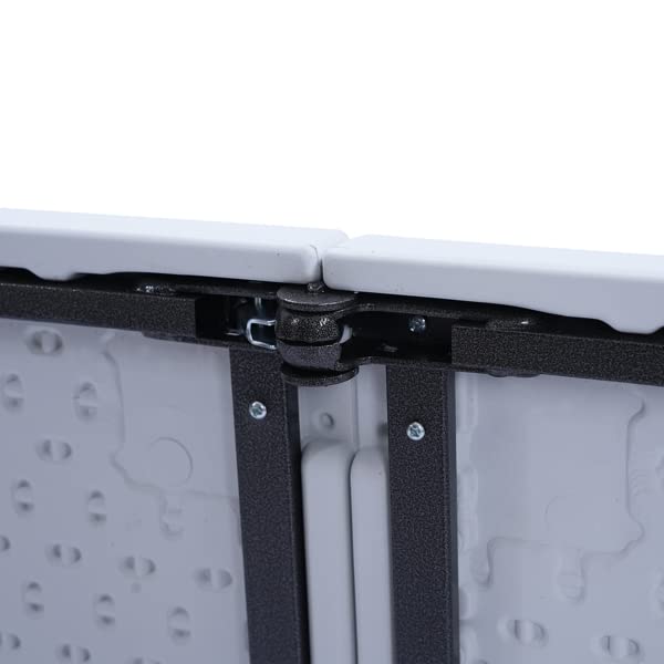 White 6 ft Foldable Plastic Table A485806