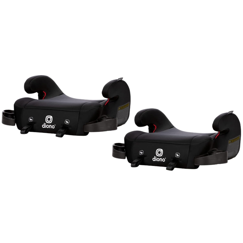 Black Backless Belt-Positioning Booster Car Seat O6203