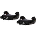 Black Backless Belt-Positioning Booster Car Seat O6203