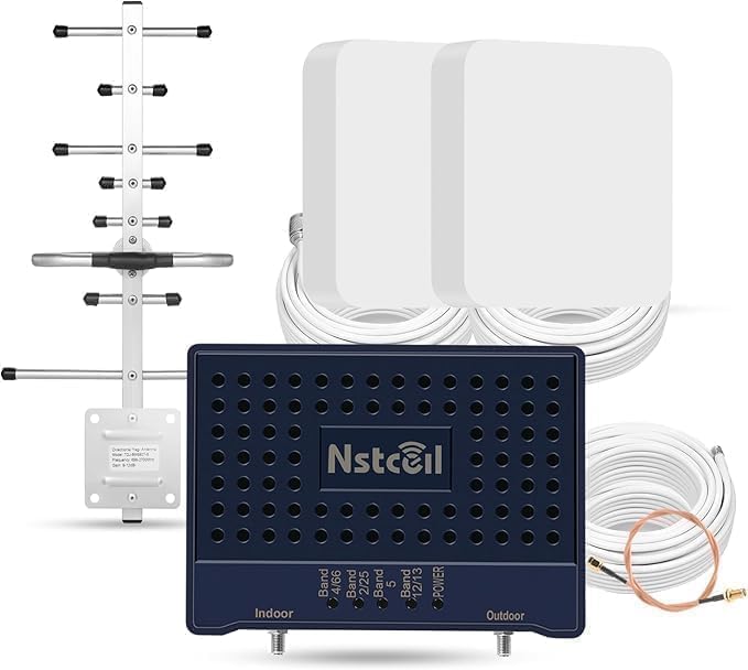 Cell Booster for Home Up to 7000Sq. Ft 5G 4G LTE Blue N400432