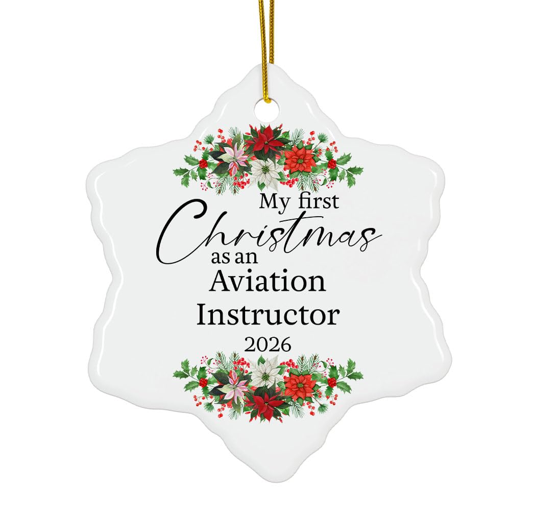 Ceramic Snowflake 3-Inch Ornament A41885
