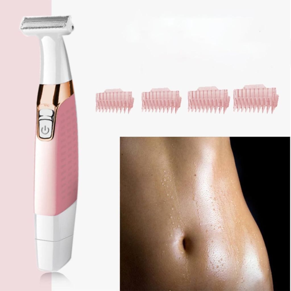 Pink Portable Electric Body Hair Shaver A7384