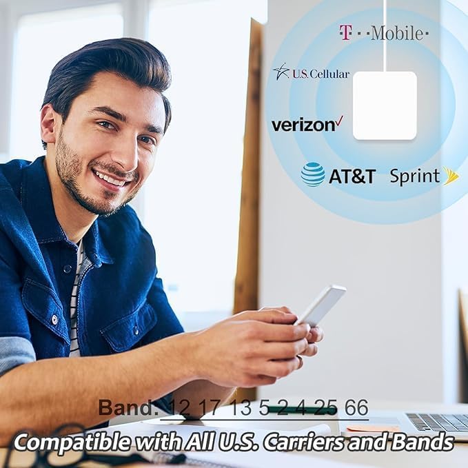 Cell Booster for Home Up to 7000Sq. Ft 5G 4G LTE Blue N400432