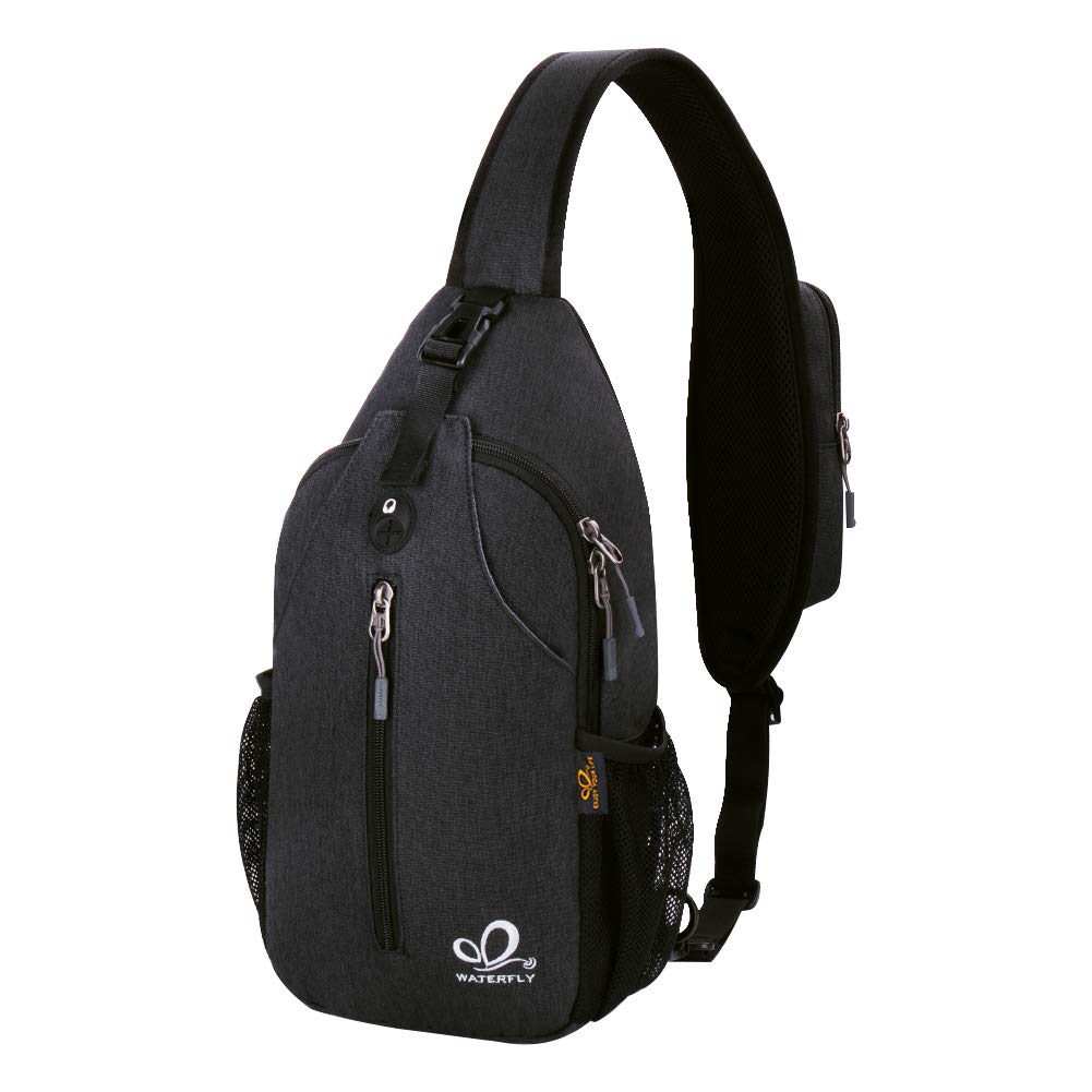 Black Crossbody Sling Bag U5411