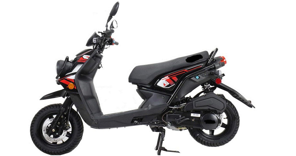 150cc Gas Scooter with 12 inch Aluminum Wheels T6912