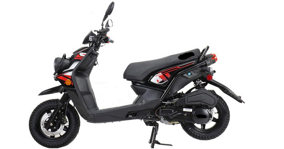 150cc Gas Scooter with 12 inch Aluminum Wheels T6912