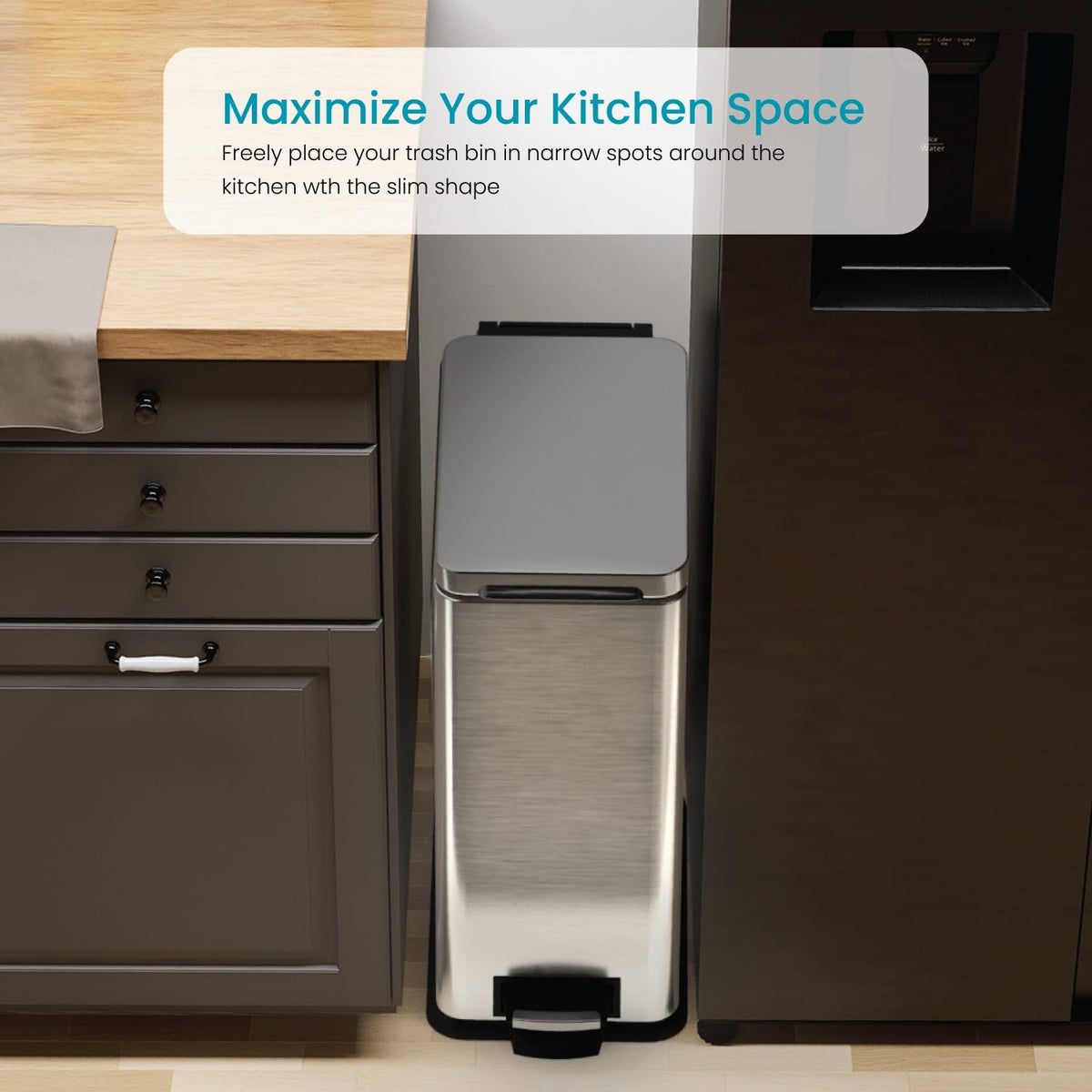 8 Gallon Kitchen Trash Can N8239