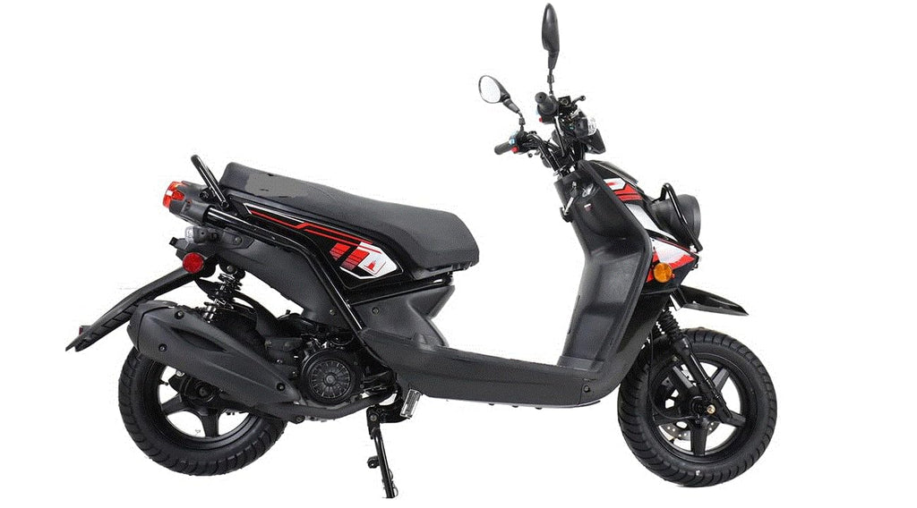 150cc Gas Scooter with 12 inch Aluminum Wheels T6912