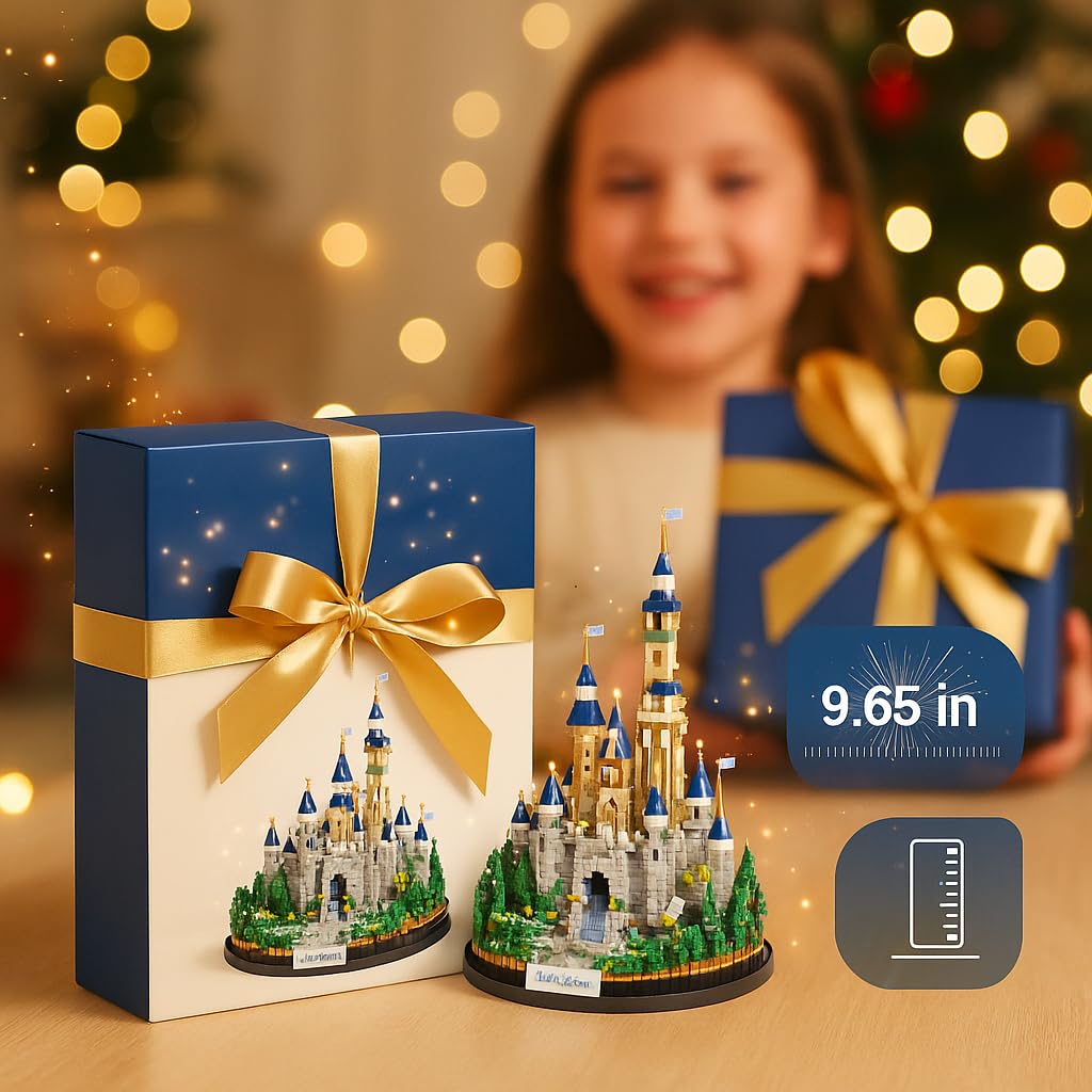 Mini Building Blocks Set, 3600 Pieces, Blue Micro Building Blocks Set R727