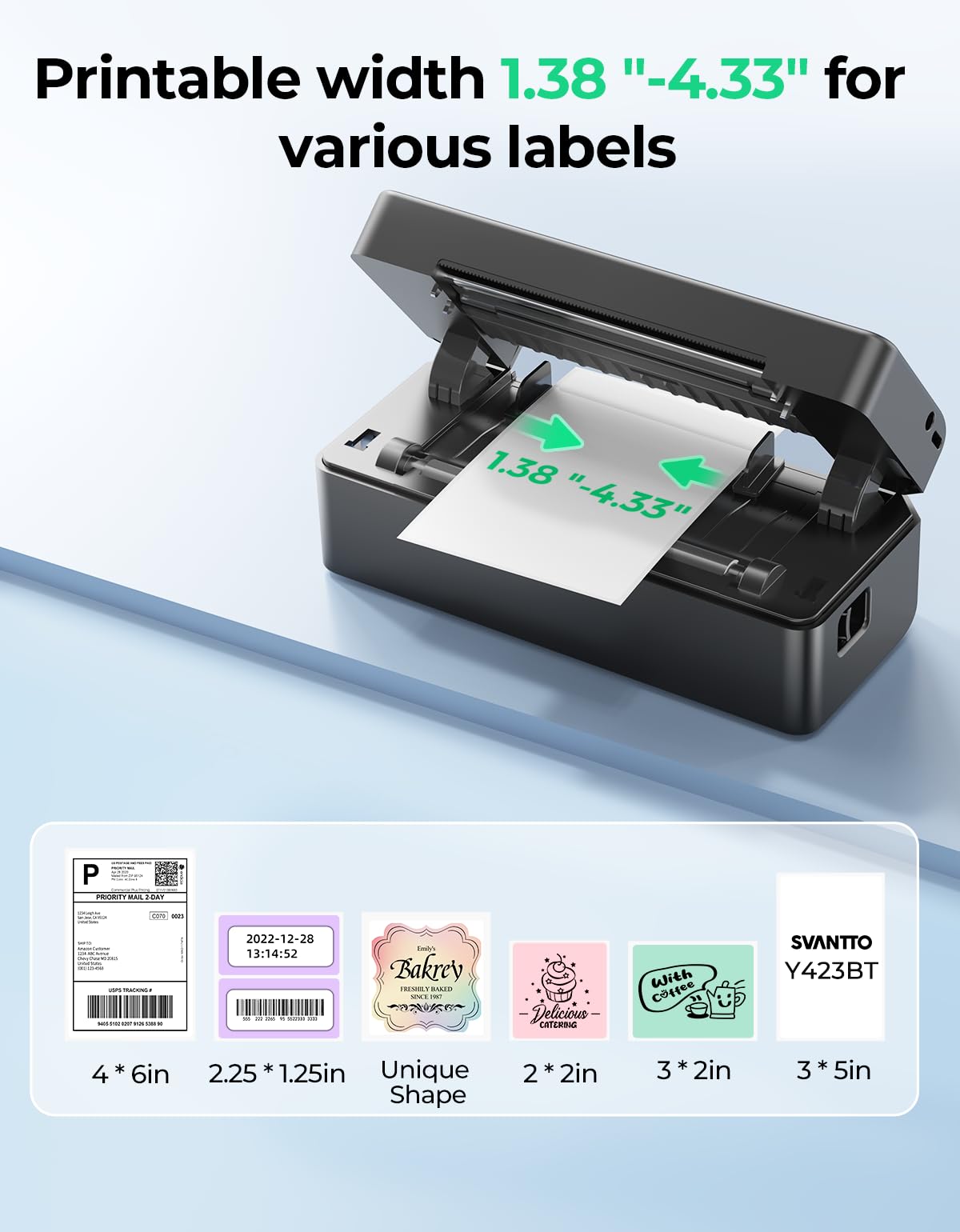 Bluetooth Thermal Label Printer H8562
