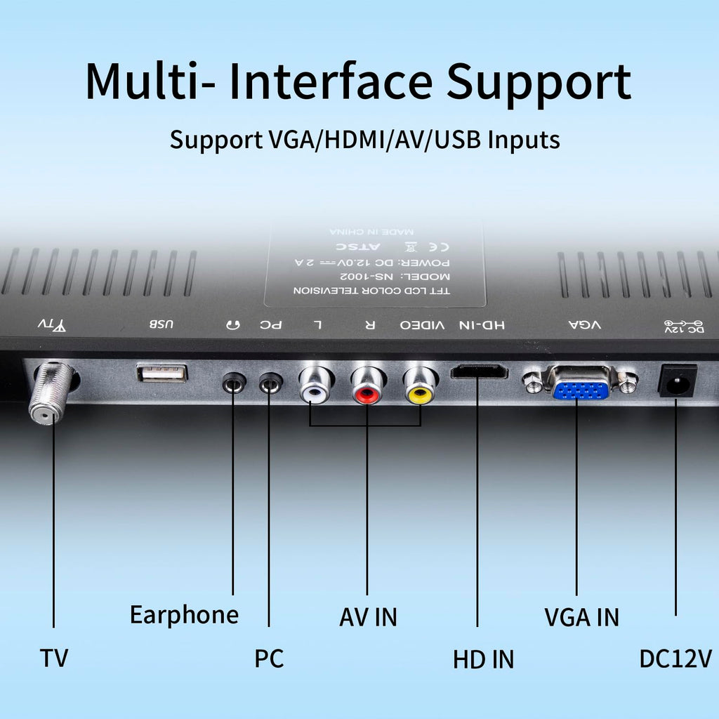 20 inch Flat Screen TV with HDMI USB VGA Ports F73662