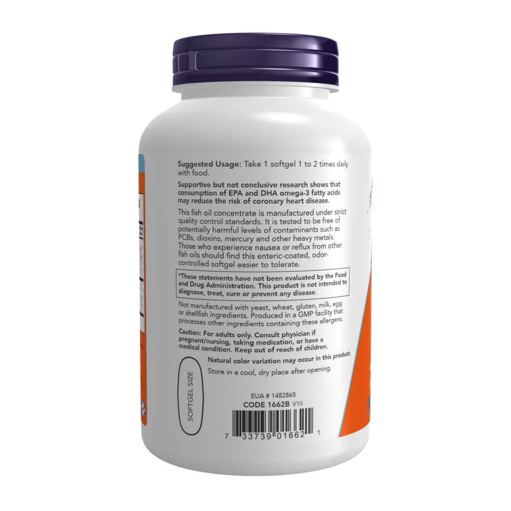 Omega-3 500 EPA/250 DHA 180 Softgels A922