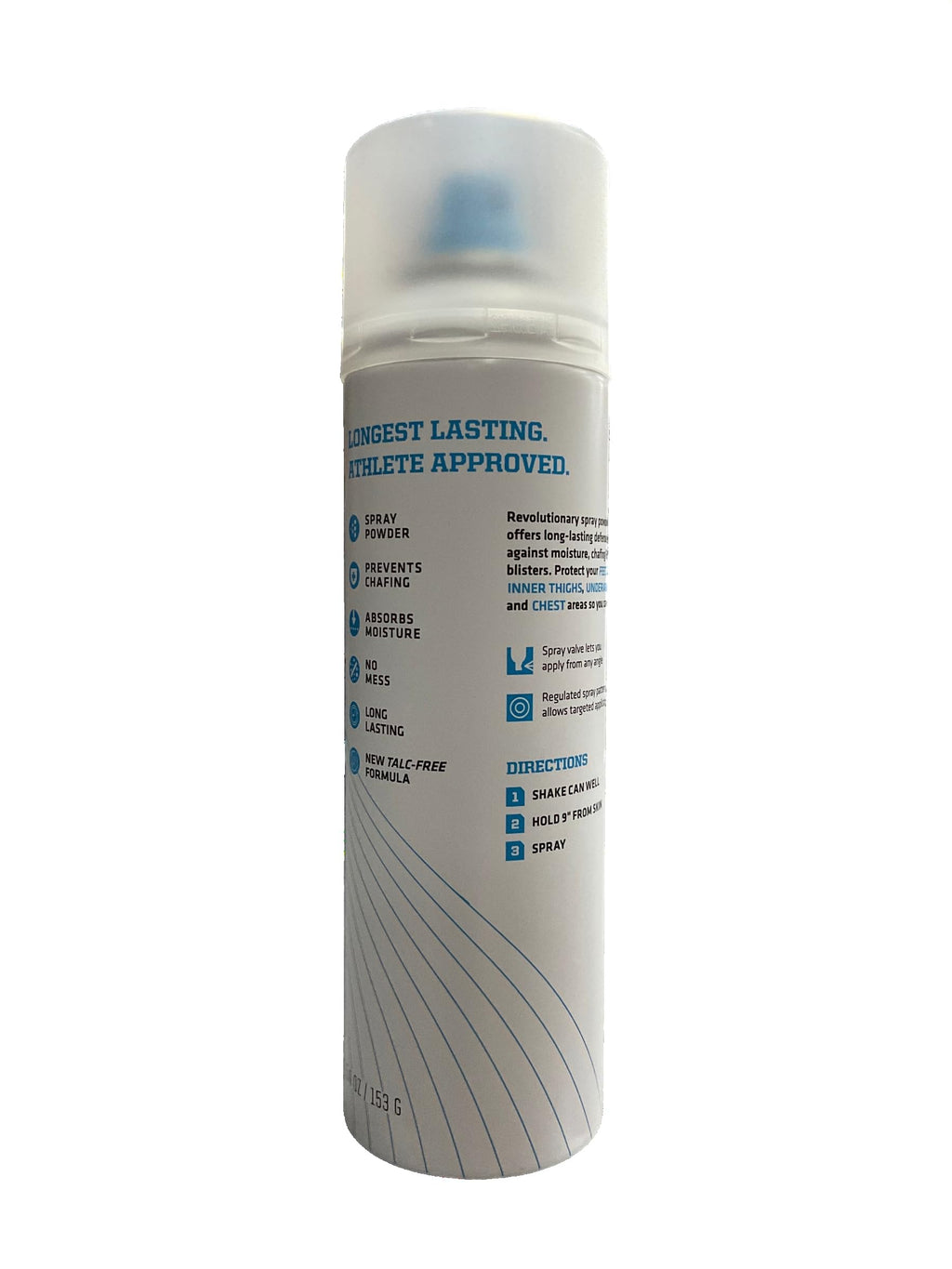Athletic Spray Powder 5.4 oz Two Pack T9738