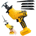 Cordless Reciprocating Saw 0-3500 SPM Variable Speed with 4 Blades Q73399