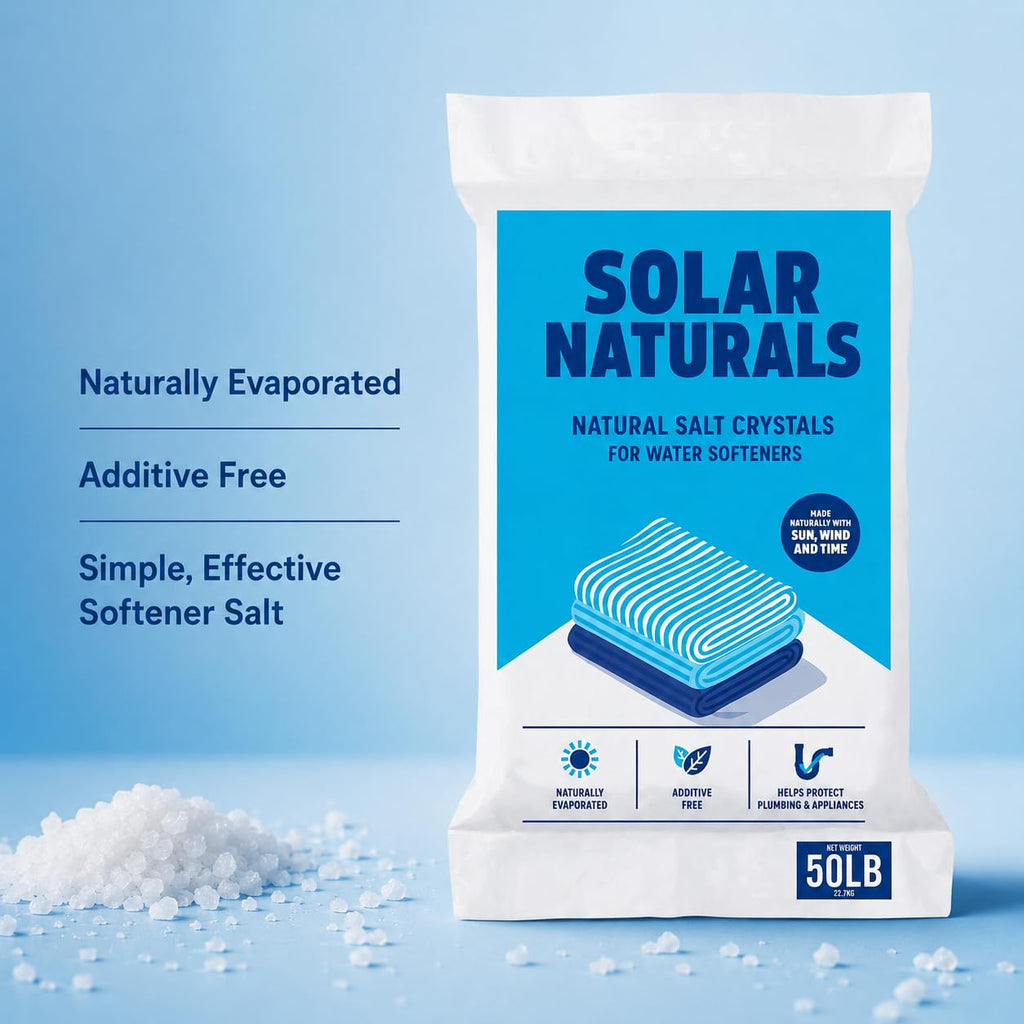 Natural Salt Crystals for Water Softeners, 50 lb S1898