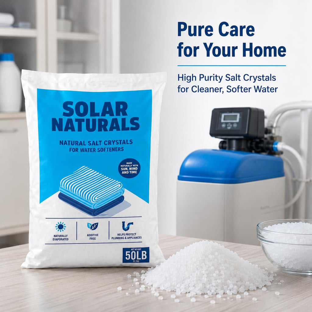 Natural Salt Crystals for Water Softeners, 50 lb S1898