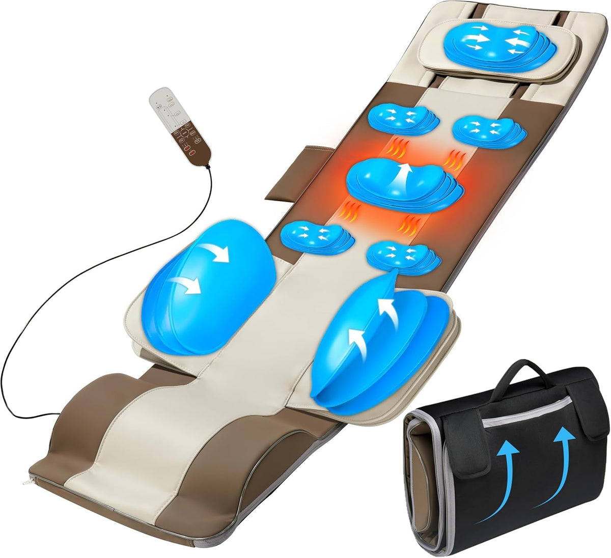 Full Body Massage Mat with Heat R1382