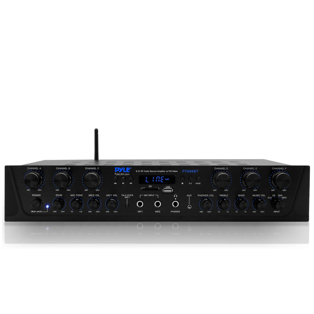 Bluetooth 6 Channel Stereo Amplifier C8348