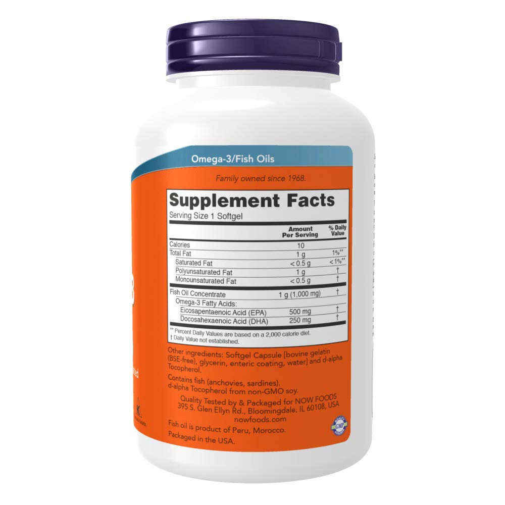 Omega-3 500 EPA/250 DHA 180 Softgels A922