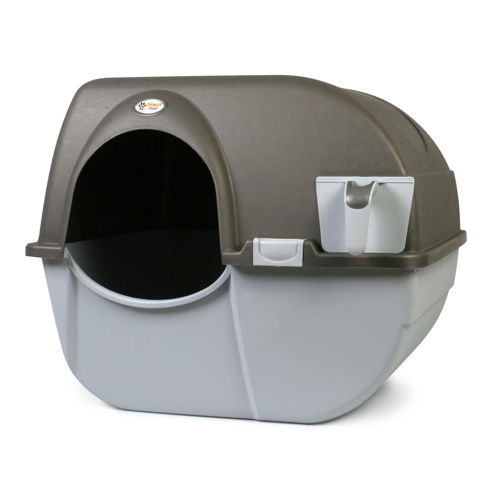 Self Cleaning Litter Box Regular Size Grey O3882