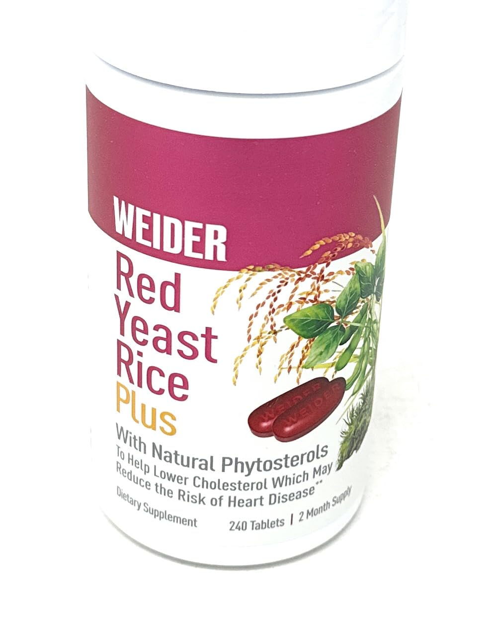 Red Yeast Rice 1200 mg 240 Tablets D602