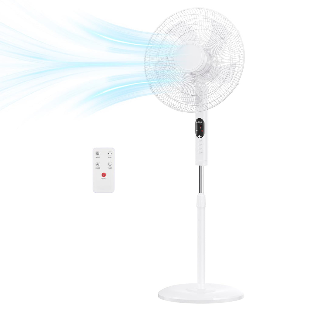 17" Oscillating Pedestal Fan with Remote X314