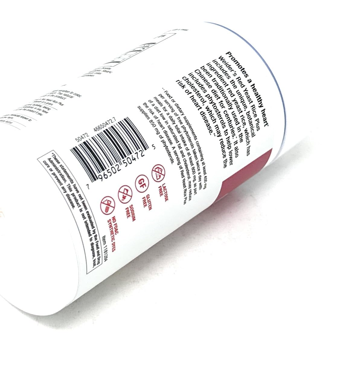 Red Yeast Rice 1200 mg 240 Tablets D602