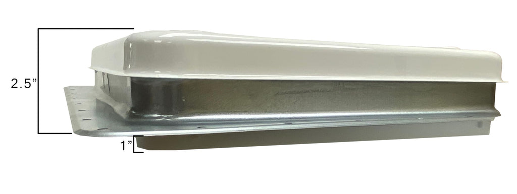 RV Roof Vent with White Metal Lid T64525