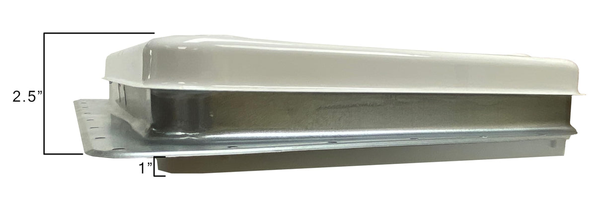 RV Roof Vent with White Metal Lid T64525