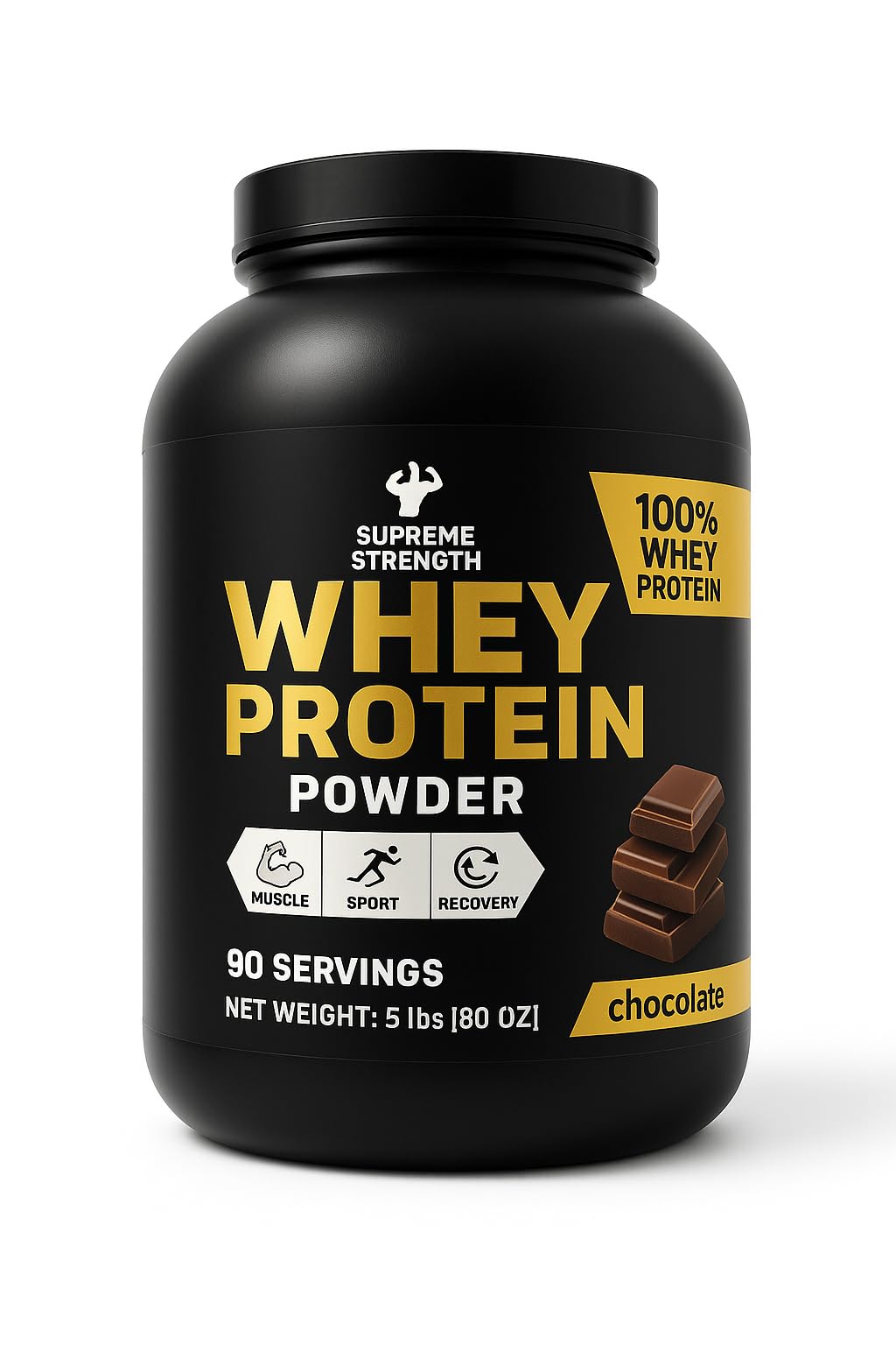 Whey Protein Powder 5 lbs Chocolate S191863