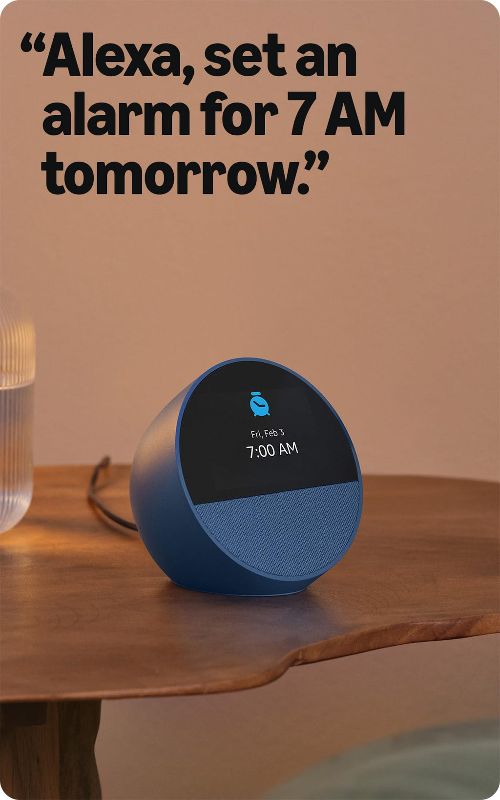 Smart Alarm Clock Black P900802