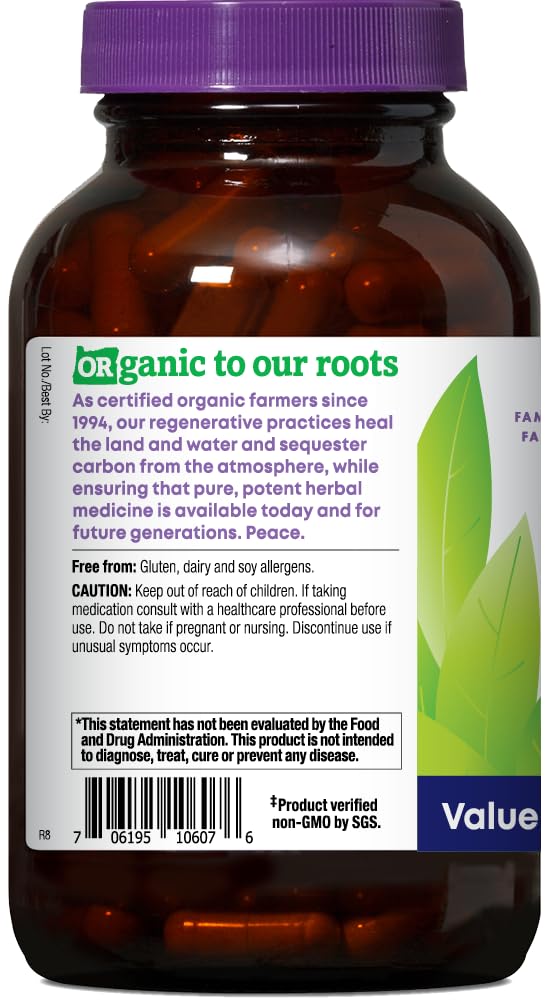 Organic Ashwagandha Herbal Supplements 180 Count A994
