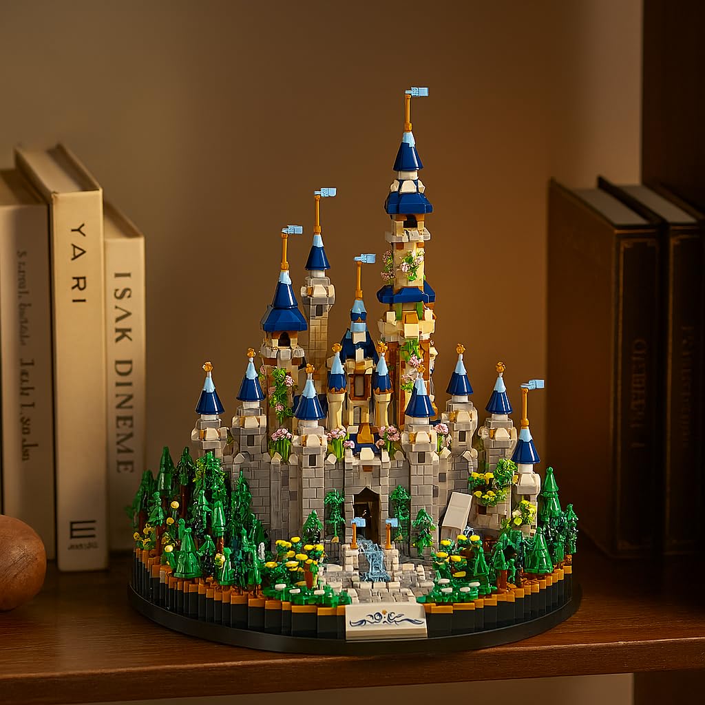 Mini Building Blocks Set, 3600 Pieces, Blue Micro Building Blocks Set R727