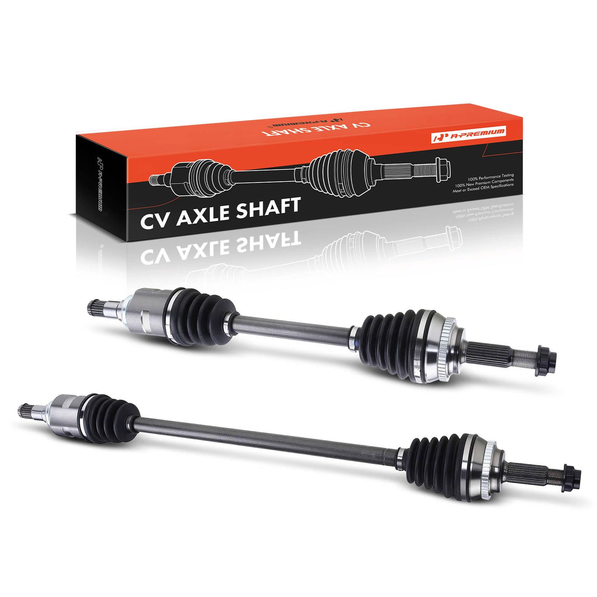 Set of 2 Front CV Axle Shaft Assembly U2602
