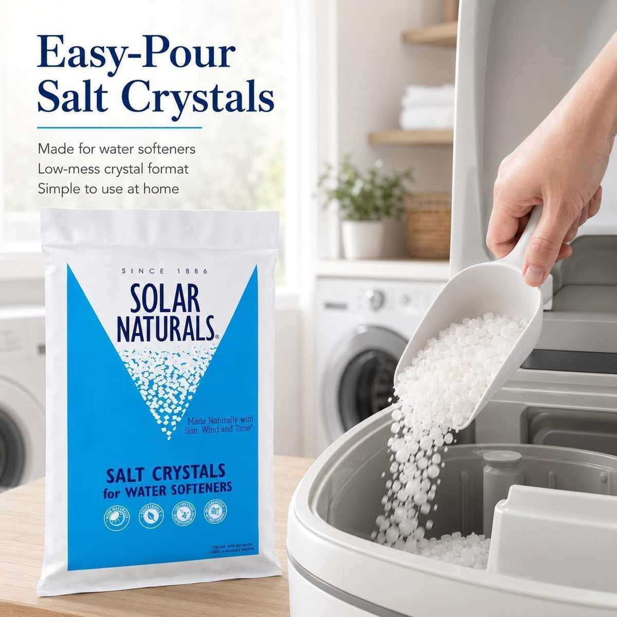 40 lb Solar Salt Crystals W6122