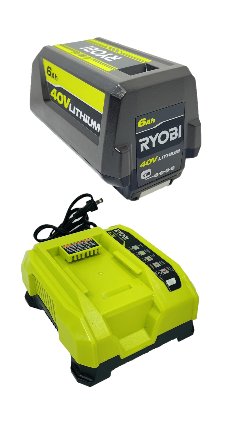 40V Lithium-Ion 6.0 Ah Battery and Rapid Charger Kit G2482