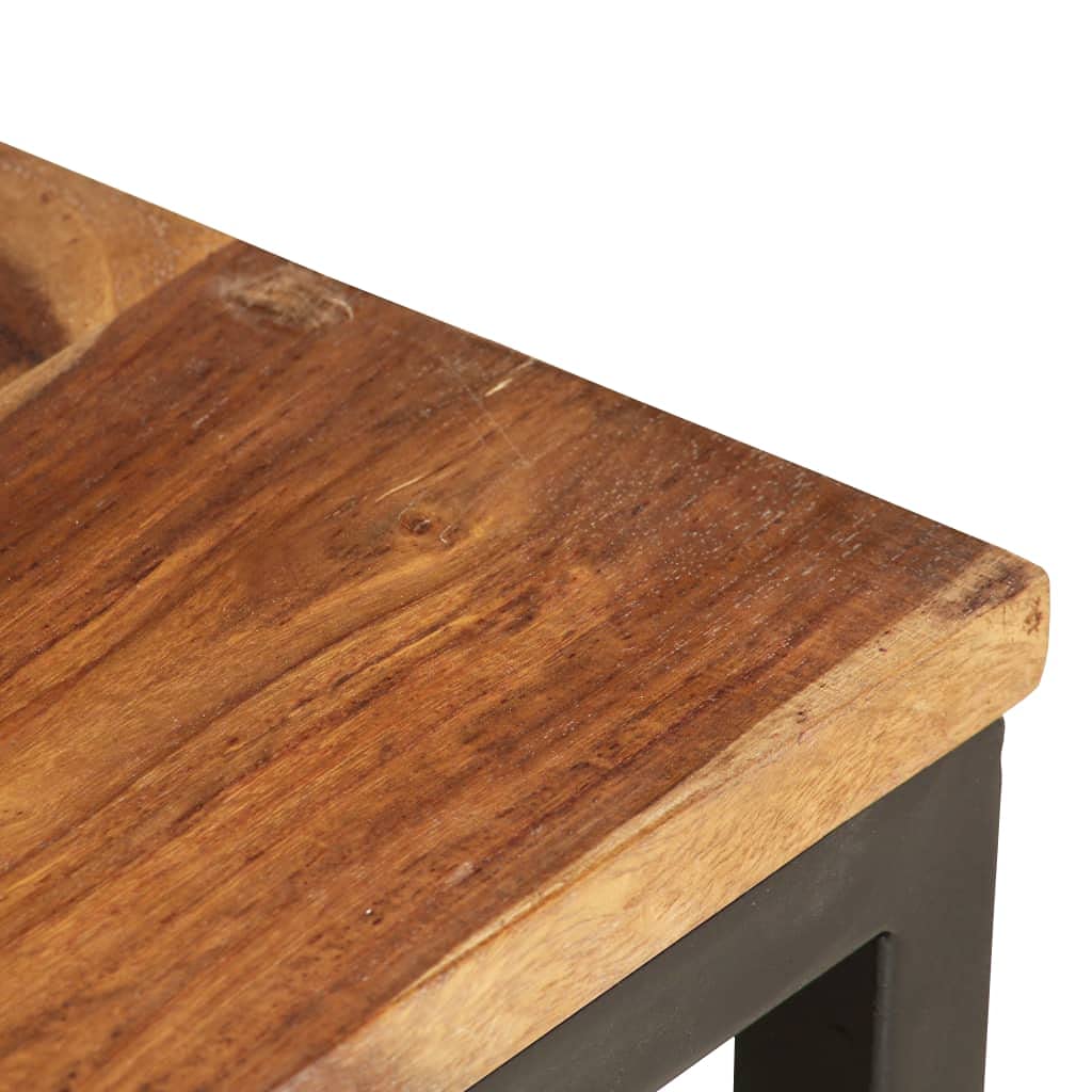 2 pcs Square Wood Nesting Tables E7259