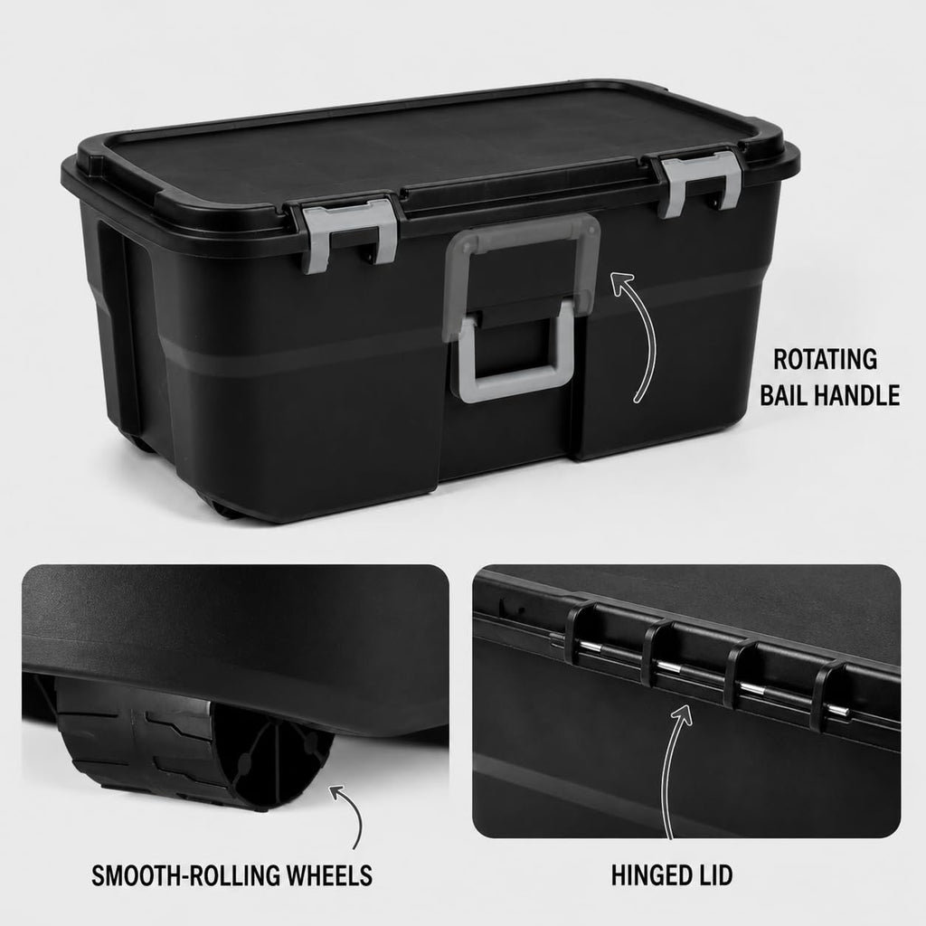 Camping Gear Storage Trunk with Wheels D28002