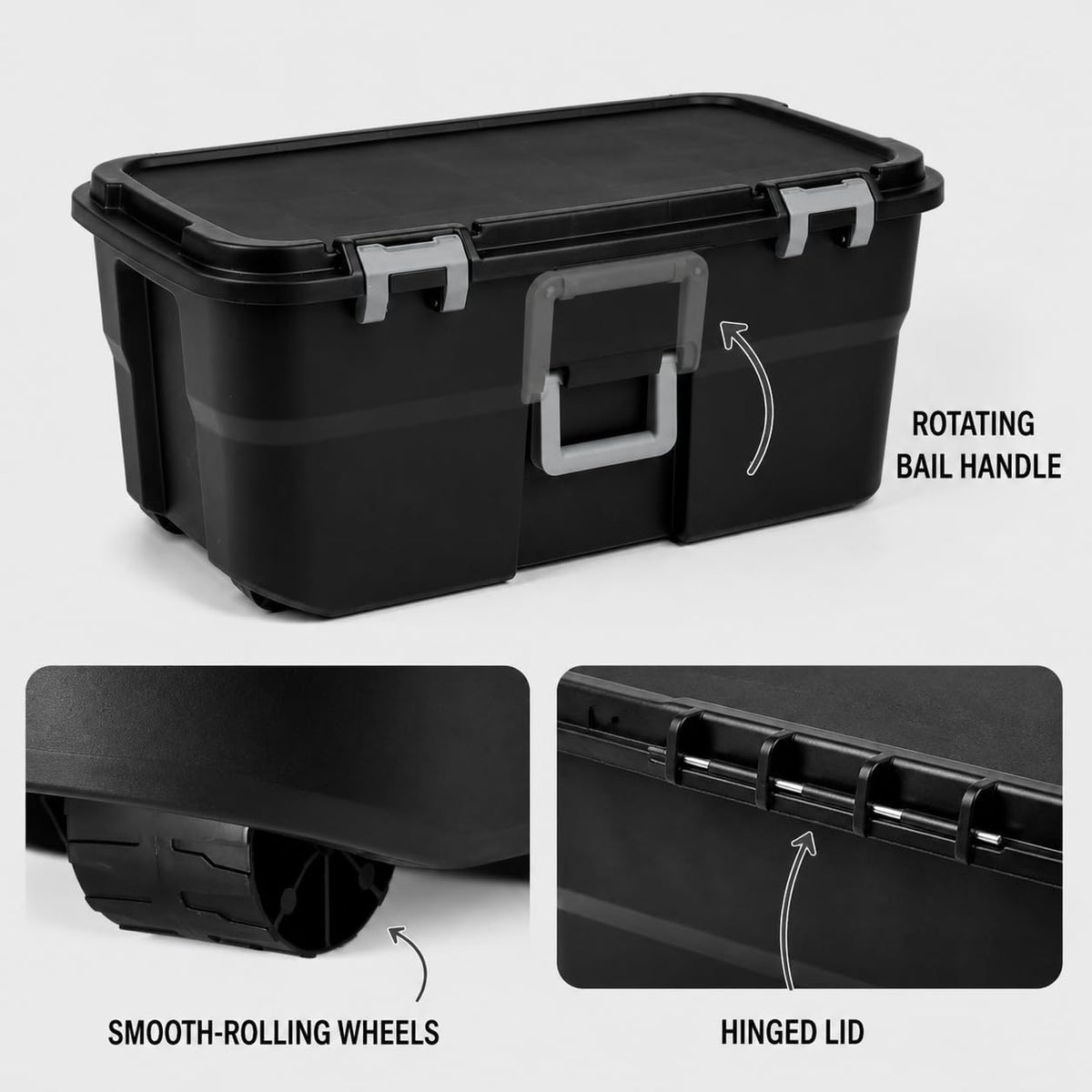 Camping Gear Storage Trunk with Wheels D28002