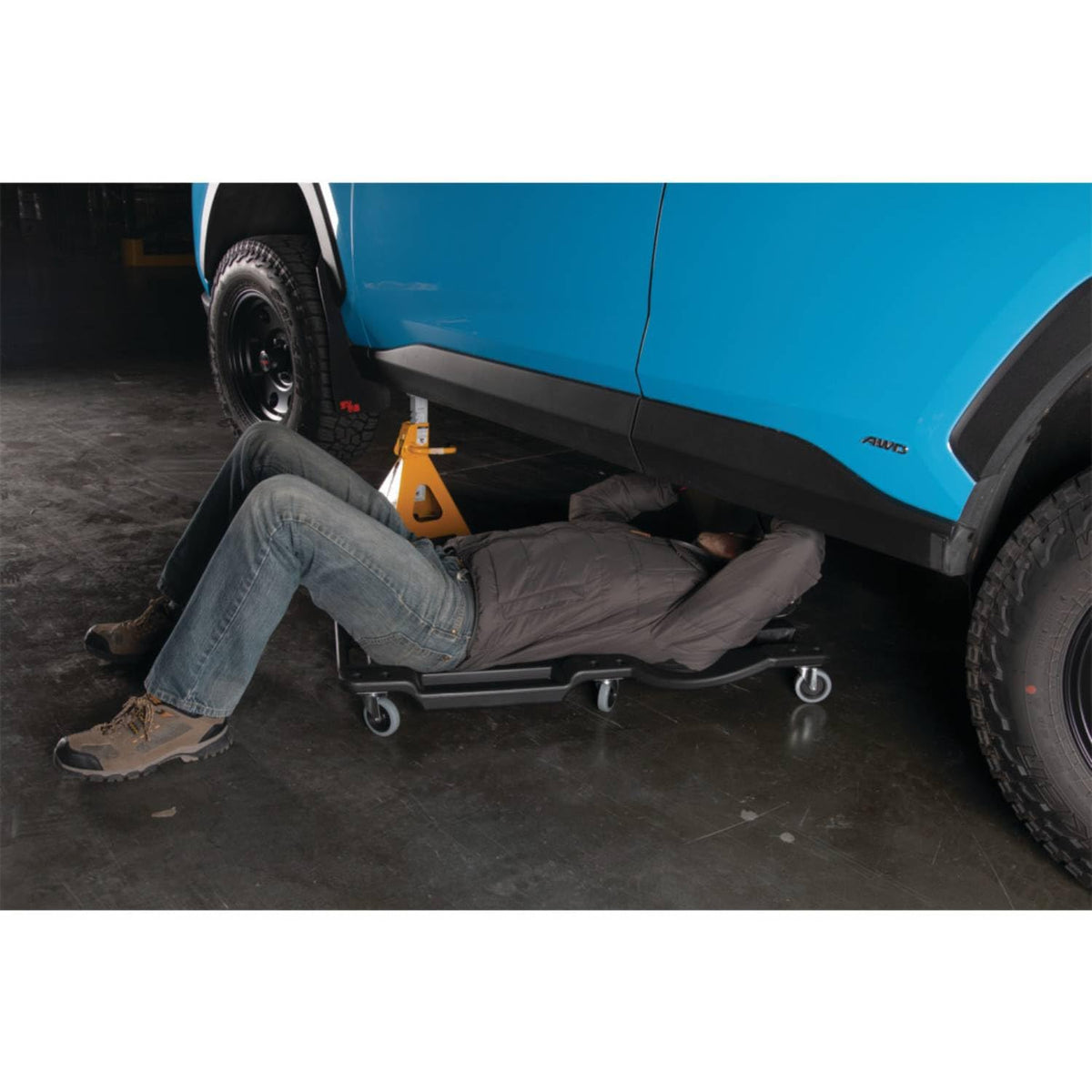40" Plastic Creeper with 6 Casters R1854