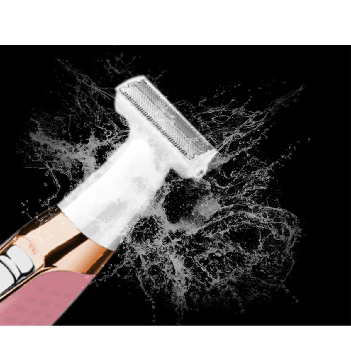 Pink Portable Electric Body Hair Shaver A7384