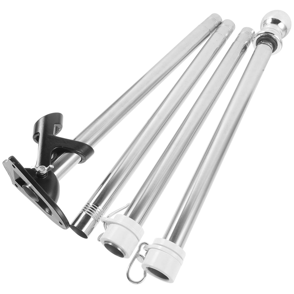 1.5m Stainless Steel Flag Pole Set Z103