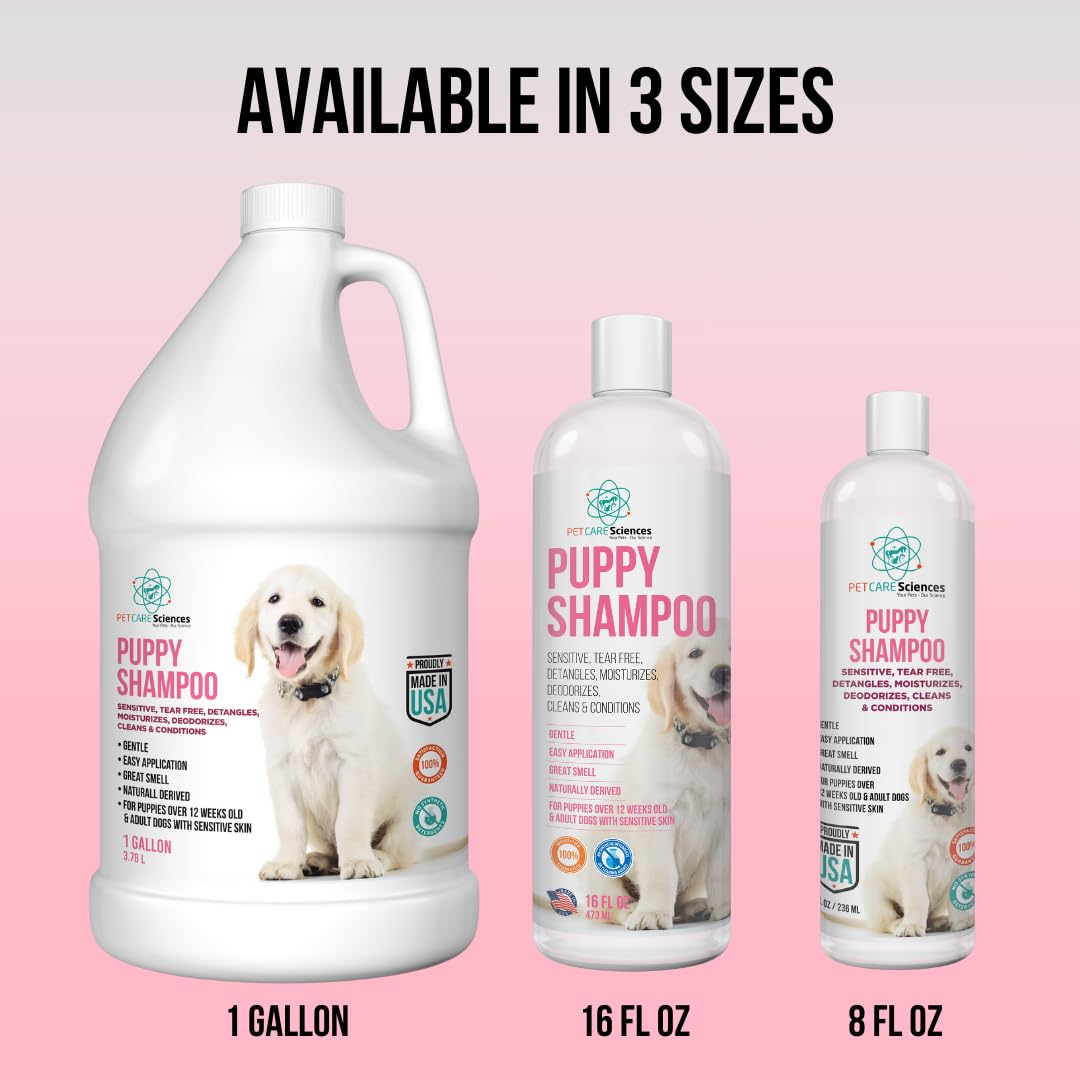 16 fl oz Tearless Coconut Oil Oatmeal Dog Shampoo and Conditioner H366