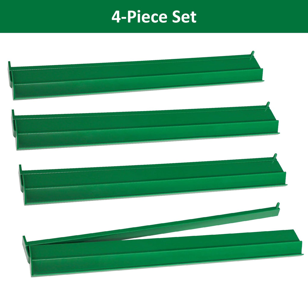 Green Mahjong Racks with Pushers 4 PCS J321823