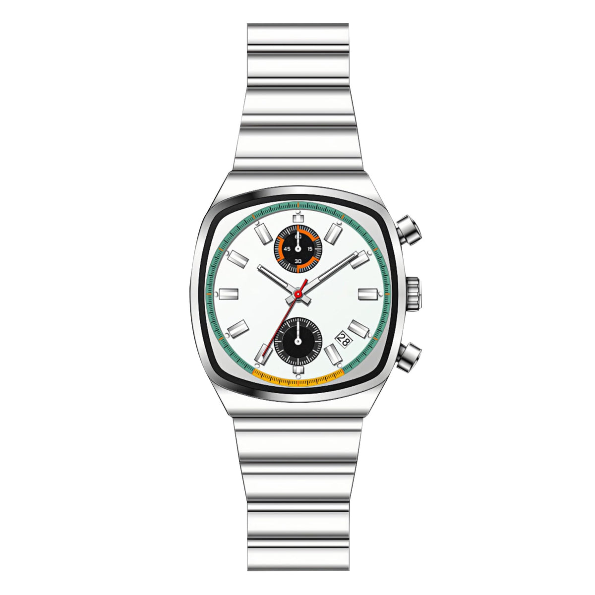 Mens Chronograph Stainless Steel Quartz Watch L5165