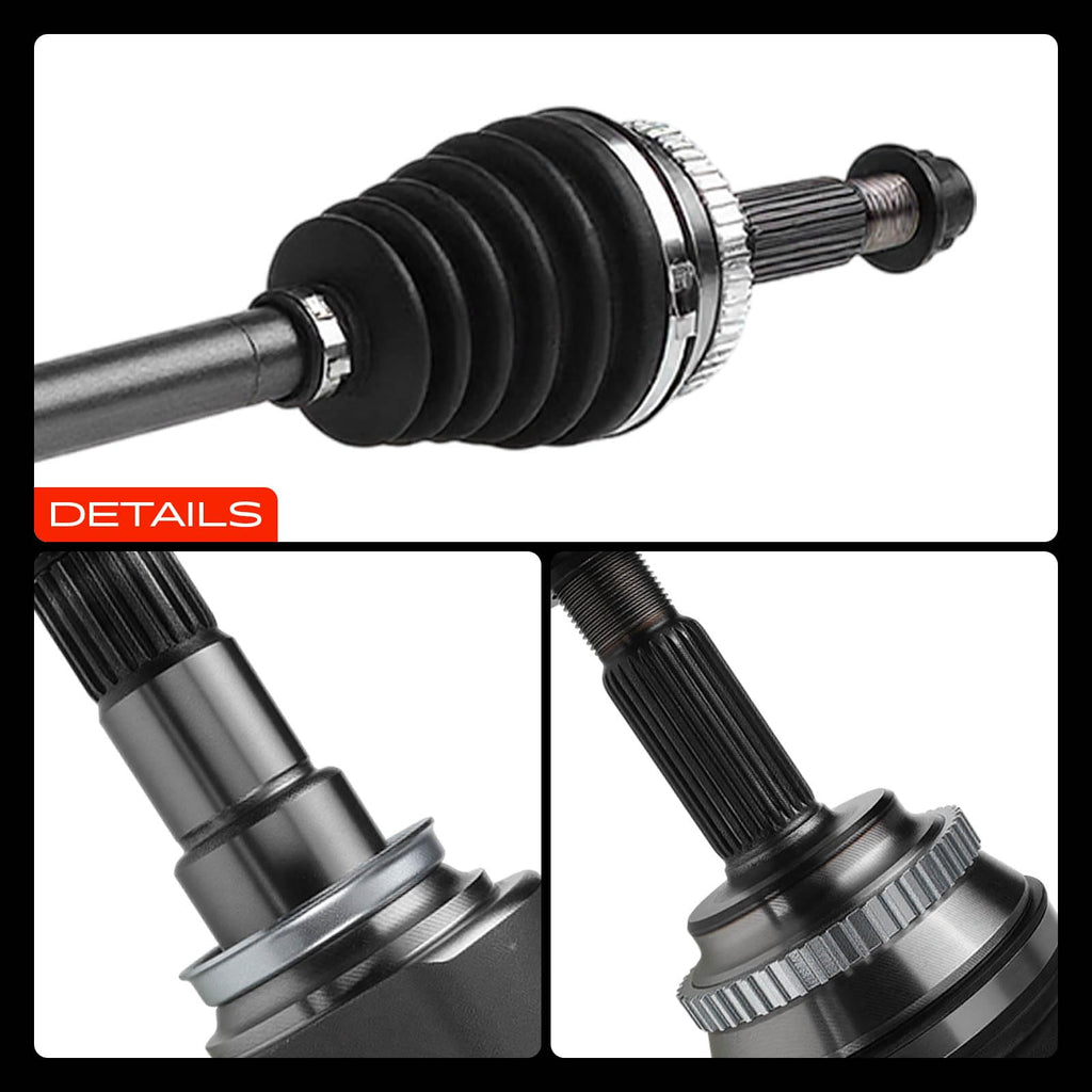 Set of 2 Front CV Axle Shaft Assembly U2602