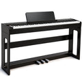 88 Key Weighted Digital Piano with Furniture Stand and Triple Pedal X93791