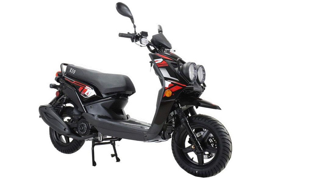 150cc Gas Scooter with 12 inch Aluminum Wheels T6912